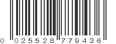 UPC 025528779436