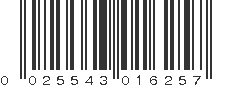 UPC 025543016257