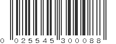 UPC 025545300088