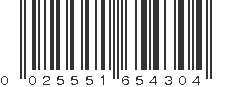 UPC 025551654304