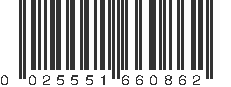 UPC 025551660862