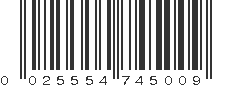 UPC 025554745009