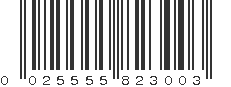 UPC 025555823003