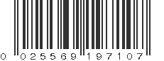 UPC 025569197107