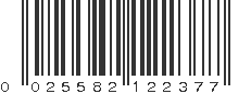 UPC 025582122377