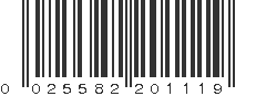 UPC 025582201119