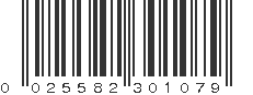 UPC 025582301079