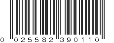 UPC 025582390110