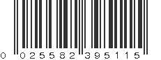 UPC 025582395115