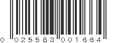 UPC 025583001664