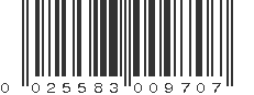 UPC 025583009707