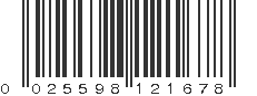 UPC 025598121678