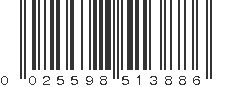 UPC 025598513886