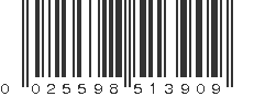 UPC 025598513909