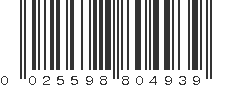 UPC 025598804939