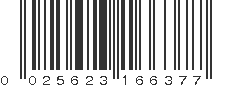 UPC 025623166377