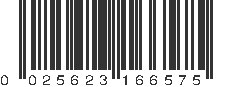 UPC 025623166575