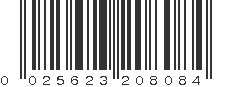 UPC 025623208084