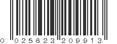 UPC 025623209913