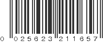 UPC 025623211657