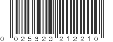 UPC 025623212210