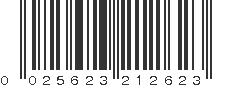 UPC 025623212623