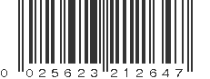 UPC 025623212647