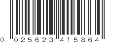 UPC 025623415864