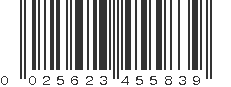 UPC 025623455839