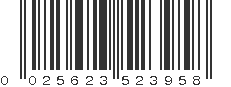 UPC 025623523958