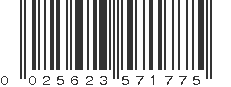 UPC 025623571775