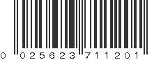 UPC 025623711201