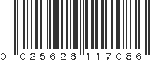 UPC 025626117086