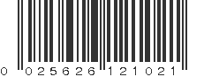 UPC 025626121021