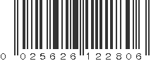 UPC 025626122806