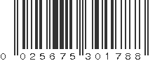 UPC 025675301788