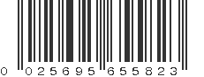 UPC 025695655823