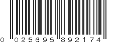 UPC 025695892174