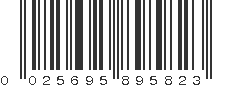 UPC 025695895823