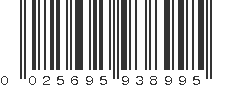 UPC 025695938995