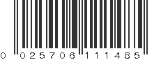 UPC 025706111485