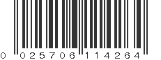 UPC 025706114264