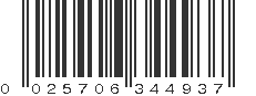 UPC 025706344937