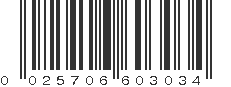 UPC 025706603034