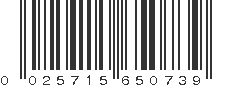 UPC 025715650739