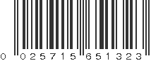 UPC 025715651323