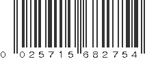 UPC 025715682754