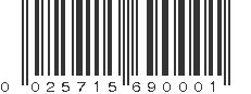 UPC 025715690001