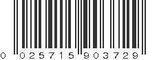 UPC 025715903729