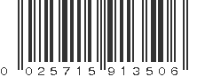 UPC 025715913506